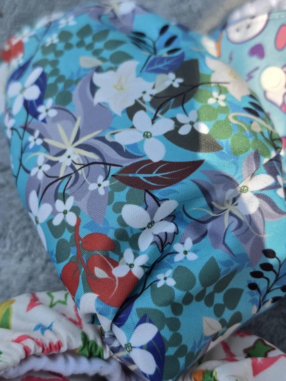 Reusable Print Diapers With Charcoal Liners - Alvababy